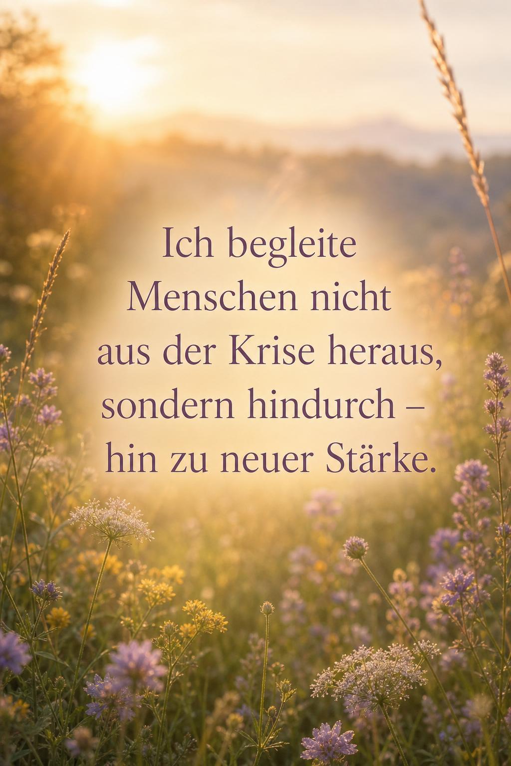 Sanfte Blumen am Wegrand